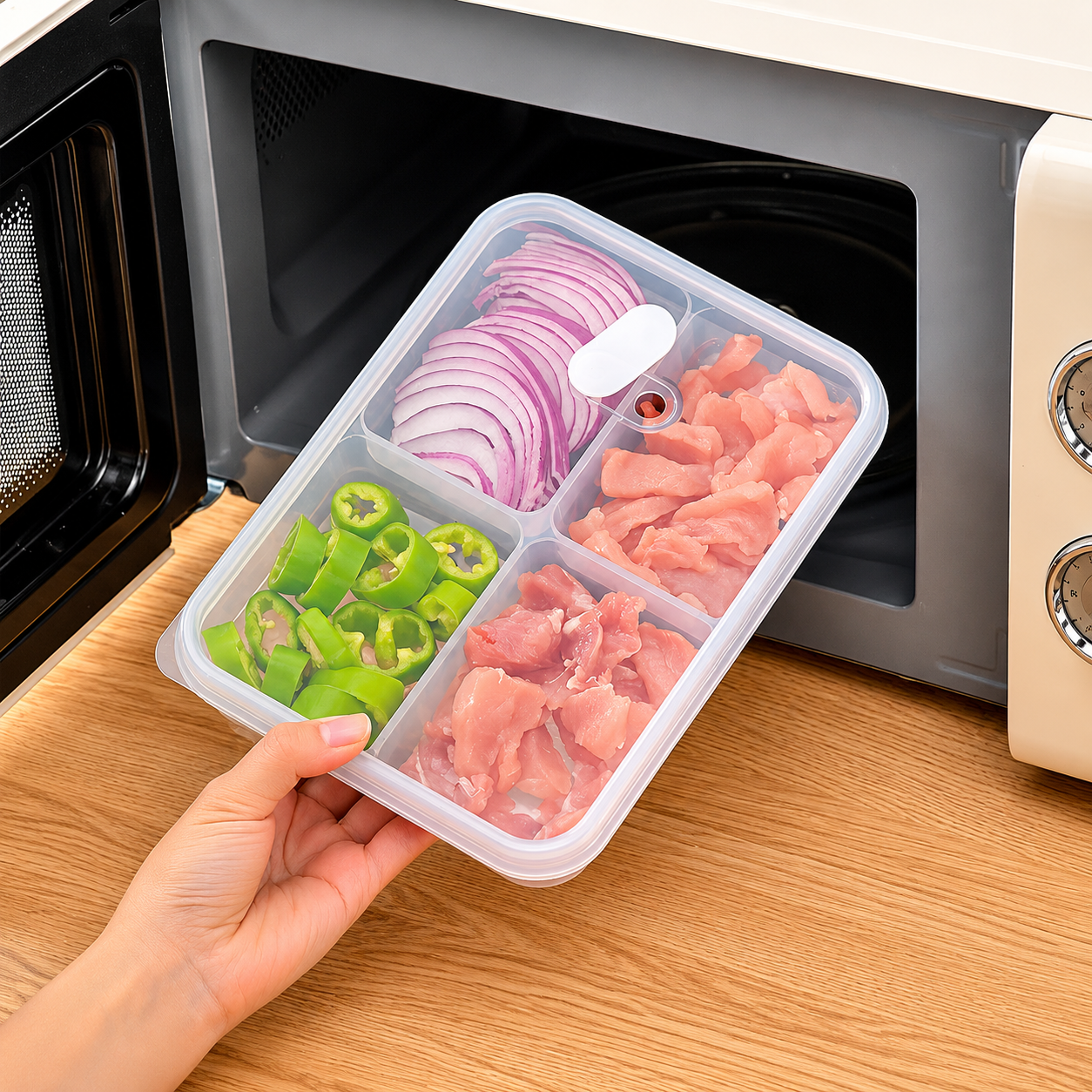 Food Storage Container with Lid – Durable Food-Grade Material
