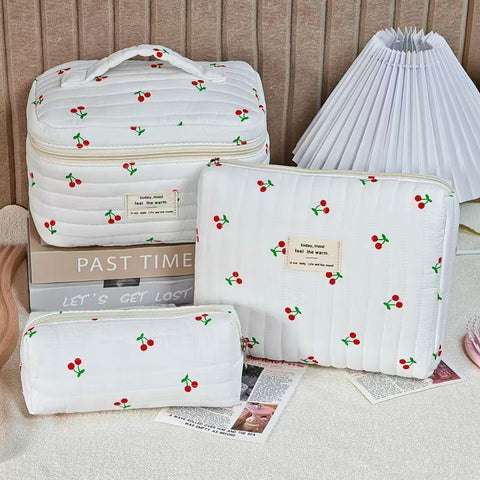 Cherry Makeup Bags