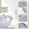 Steel Mesh Basket with Lid