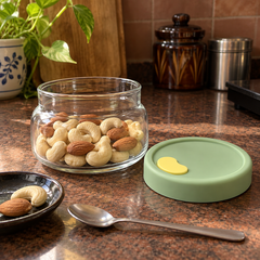 Flexible Lid Storage Jar – nuts serving