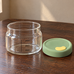 Flexible Lid Storage Jar – open construction