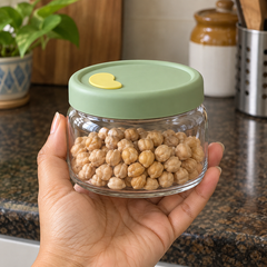 Flexible Lid Storage Jar – handheld scale