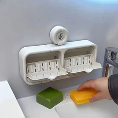 Wall-Mounted Flip Soap Box