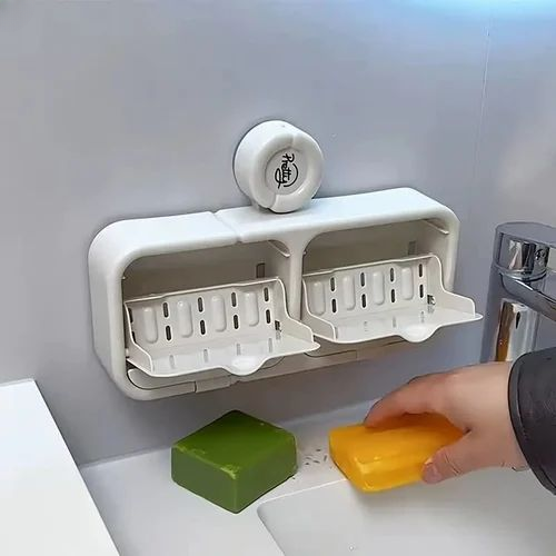 Wall-Mounted Flip Soap Box