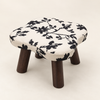 Floral Cushioned Stool
