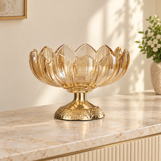 Flower Shape Fruit Bowl full product with spacious framing