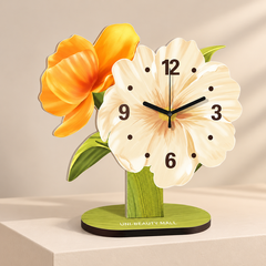 Flower Table Clock — angle