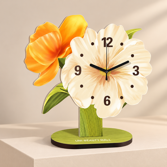 Flower Table Clock — angle
