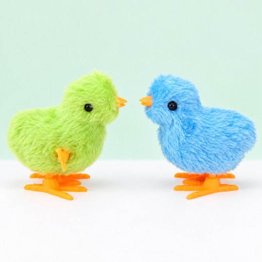 Fluffy Wind-Up Chick — colour-views