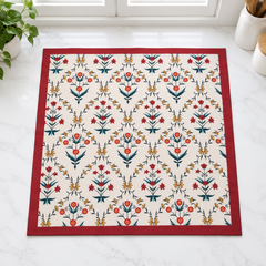 Gulmohar Floral Mat complete view