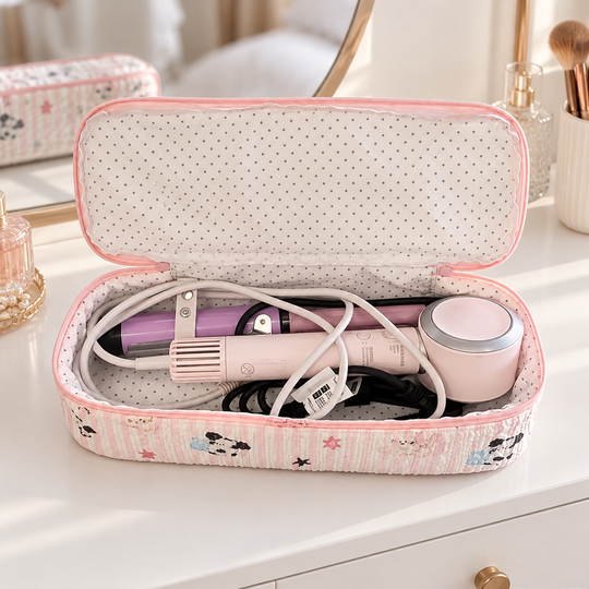 Hair Styling Travel Bag — open