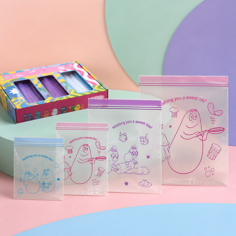 Happy Seal Storage Bags size and colour comparison