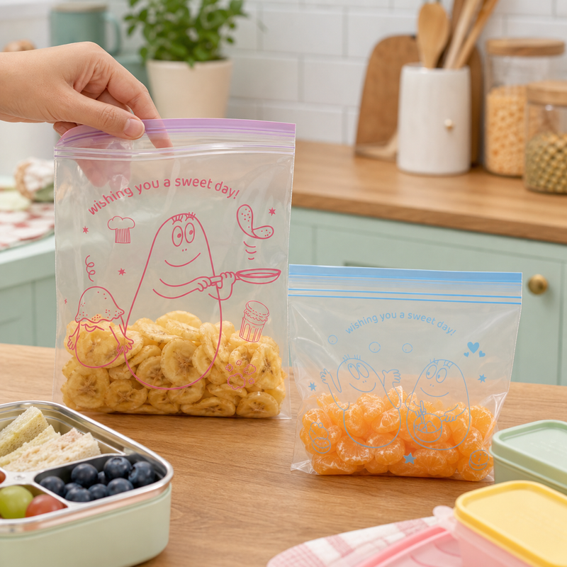 Happy Seal Storage Bags for snacks