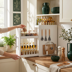Pull-Out Kitchen Storage Rack