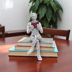 Modern Book Lover Figurines