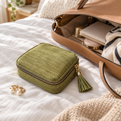 Multi-Compartment Jewellery Organizer Pouch