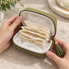 Multi-Compartment Jewellery Organizer Pouch