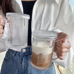 Ripple Stripes Cup with Straw