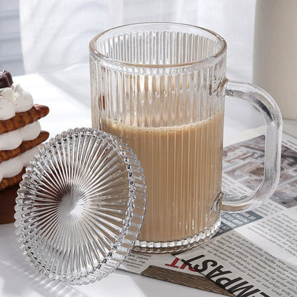 Ripple Stripes Cup with Straw