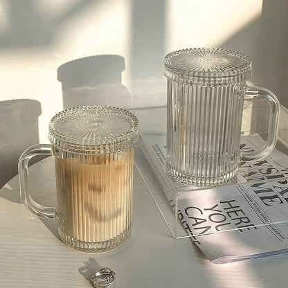 Ripple Stripes Cup with Straw