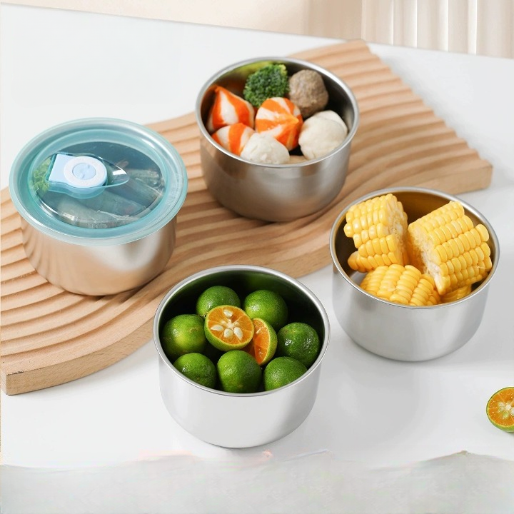 Stainless Steel Container with Lid – Secure, Leak-Proof & Airtight Lid