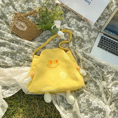 Cheese Smile Plush Bag