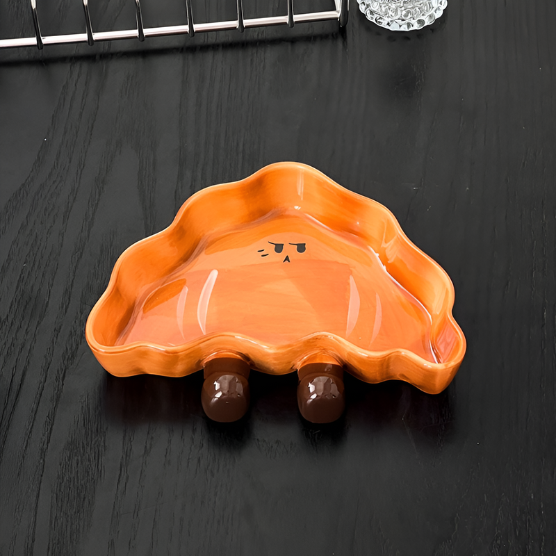 Cute Croissant Ceramic Plate