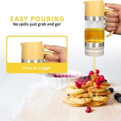 Clear Glass Honey Dispenser