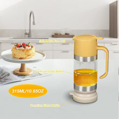 Clear Glass Honey Dispenser