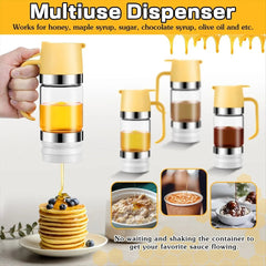 Clear Glass Honey Dispenser