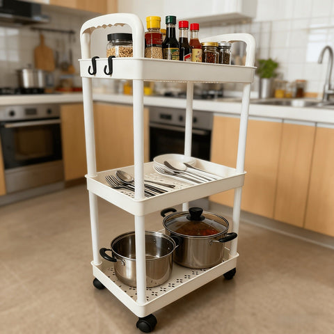 Multi Layer Storage Trolley