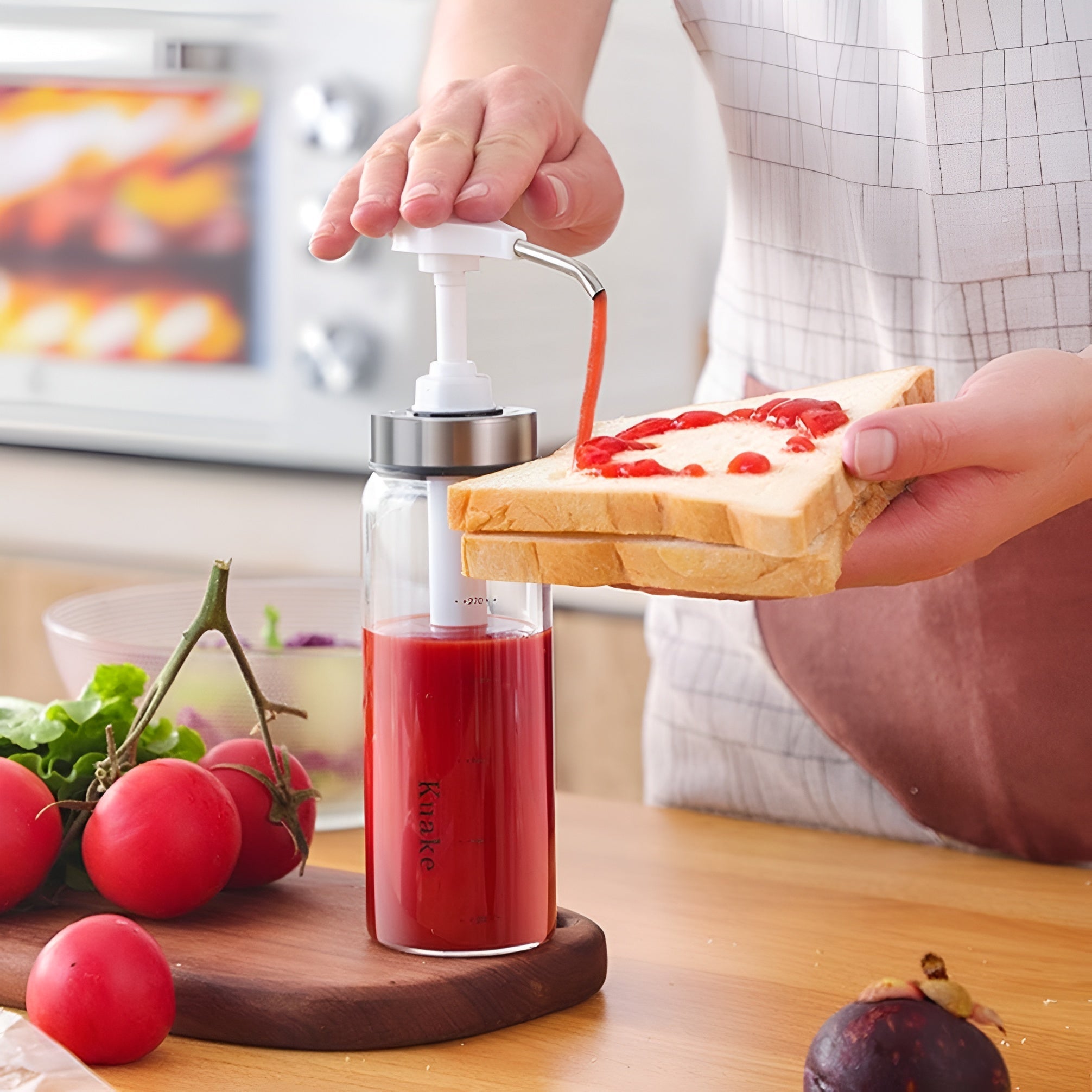 Glass Sauce Dispenser – Perfect for versatile storage use