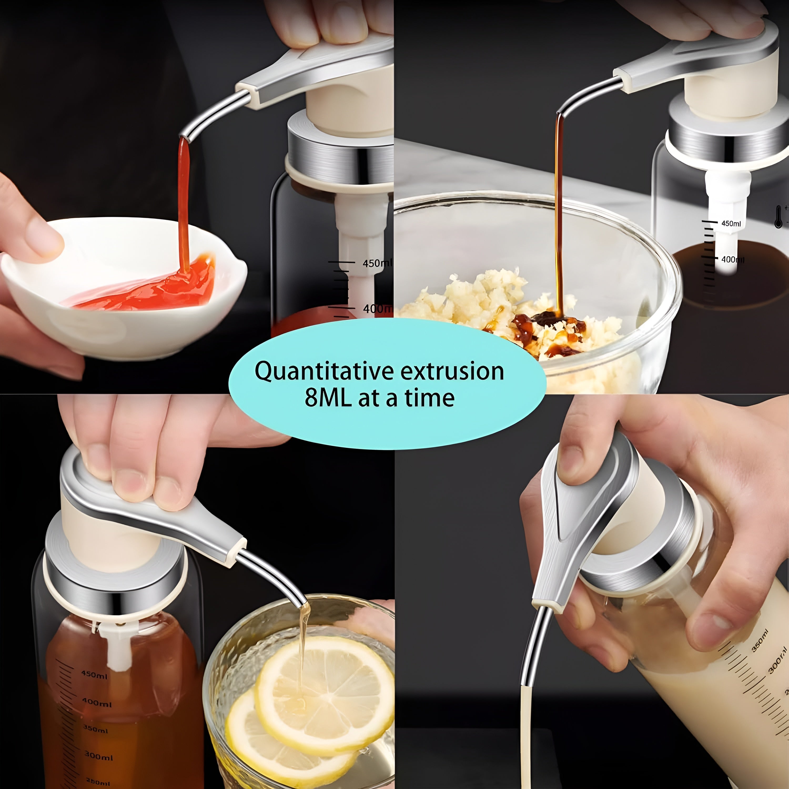 Glass Sauce Dispenser – Multi-purpose usage