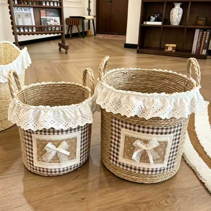 Vintage Style Storage Basket