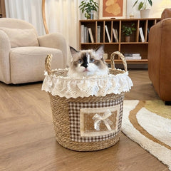 Vintage Style Storage Basket