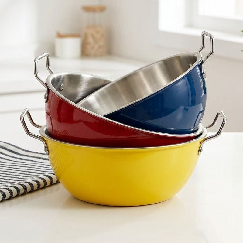 Colorful Steel Bowl Set