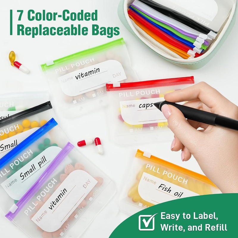 Pill Storage Case(14 bags)