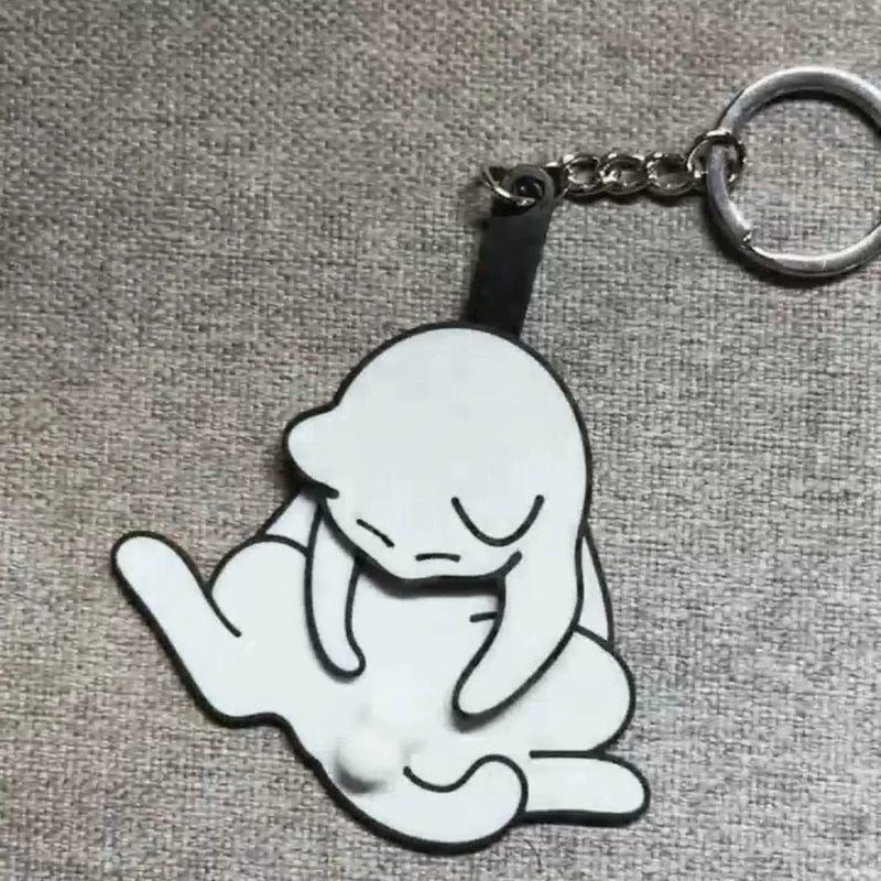 Cat Play Balls Keychain