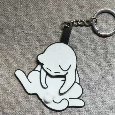 Cat Play Balls Keychain