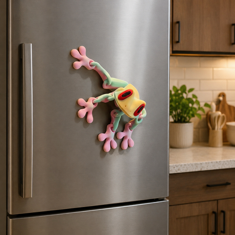 Magnetic Frog Decor