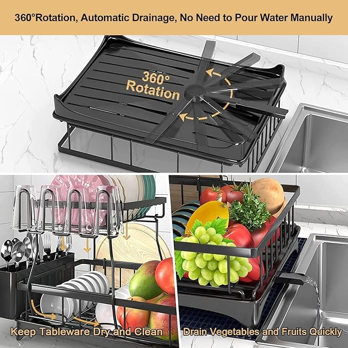 Multi-Layer Dish Drainer
