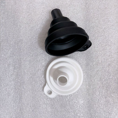 Glass Spice Jars + Labels Roll & Funnel