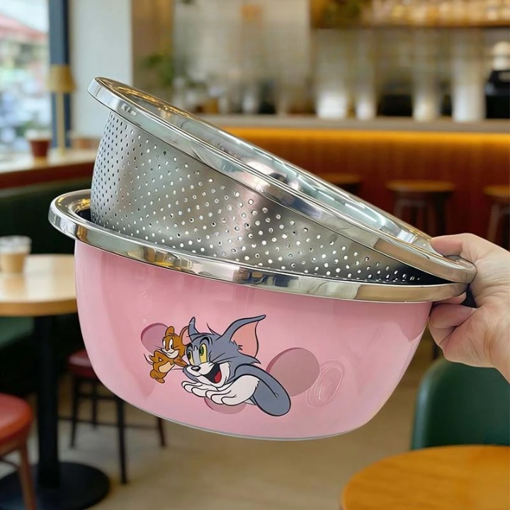 Tom & Jerry Mixing Bowl – Easy to Clean &amp; Maintain