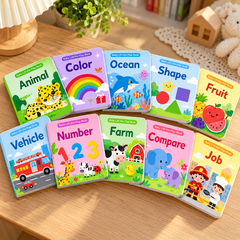 Ten Mini Learning Book Set titles displayed together