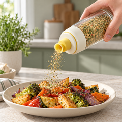 Oil & Spice Dispenser Bottle sprinkling dry seasoning