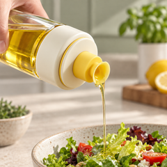Close detail of the yellow dispensing spout