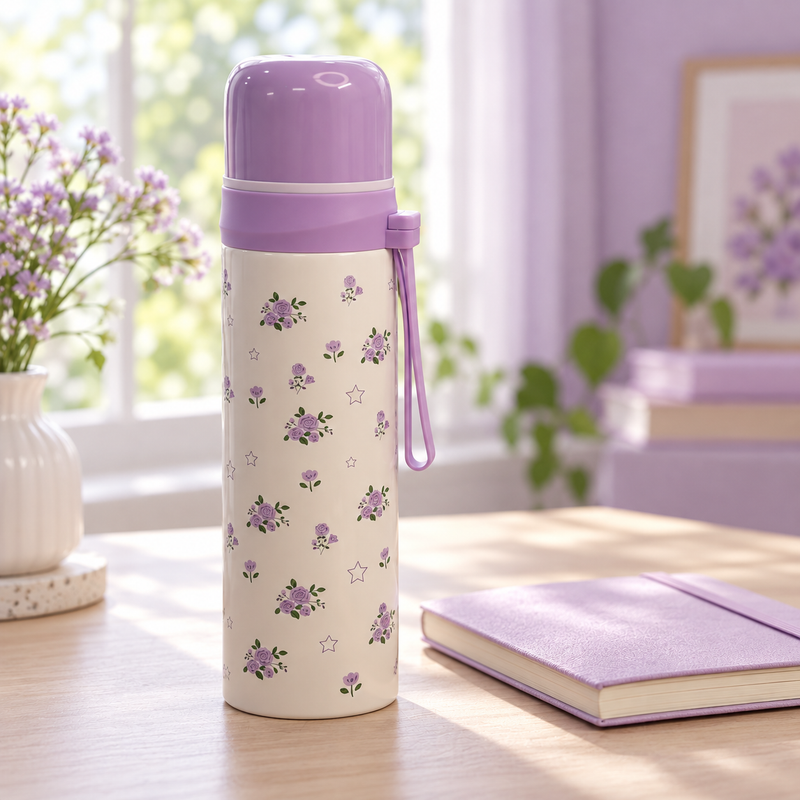 Pastel Travel Flask desk