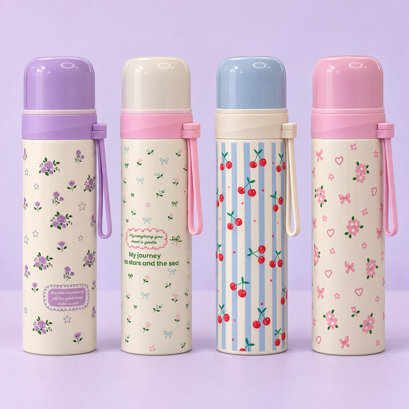 Pastel Travel Flask designs