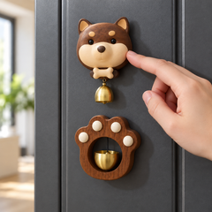 PawBell Magnetic Door Chime - both designs mounted