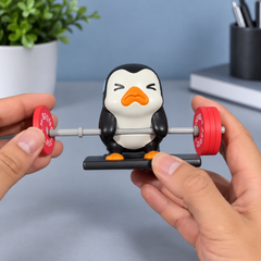 Penguin Powerlift Desk Toy — 05 barbell detail png